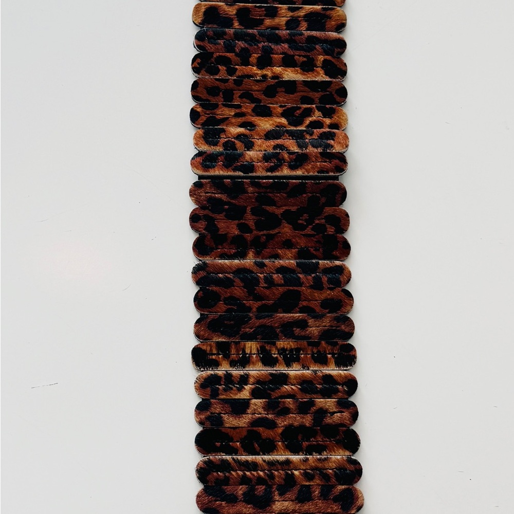 Anthropology Leopard Print Belt